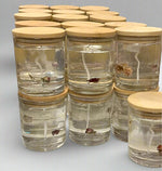 Clear Rosewood Infused Candles