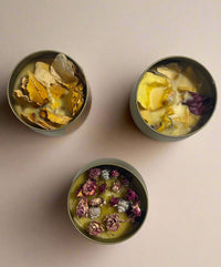 Rose Infused Beeswax Candles