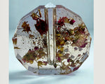 Resin Vase with Preserved Roses