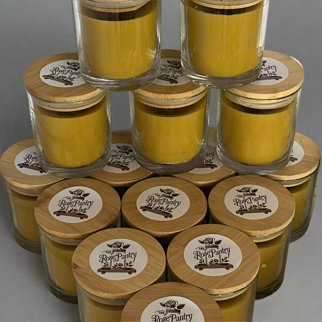 Pure Beeswax & Rosewood Oil Candles