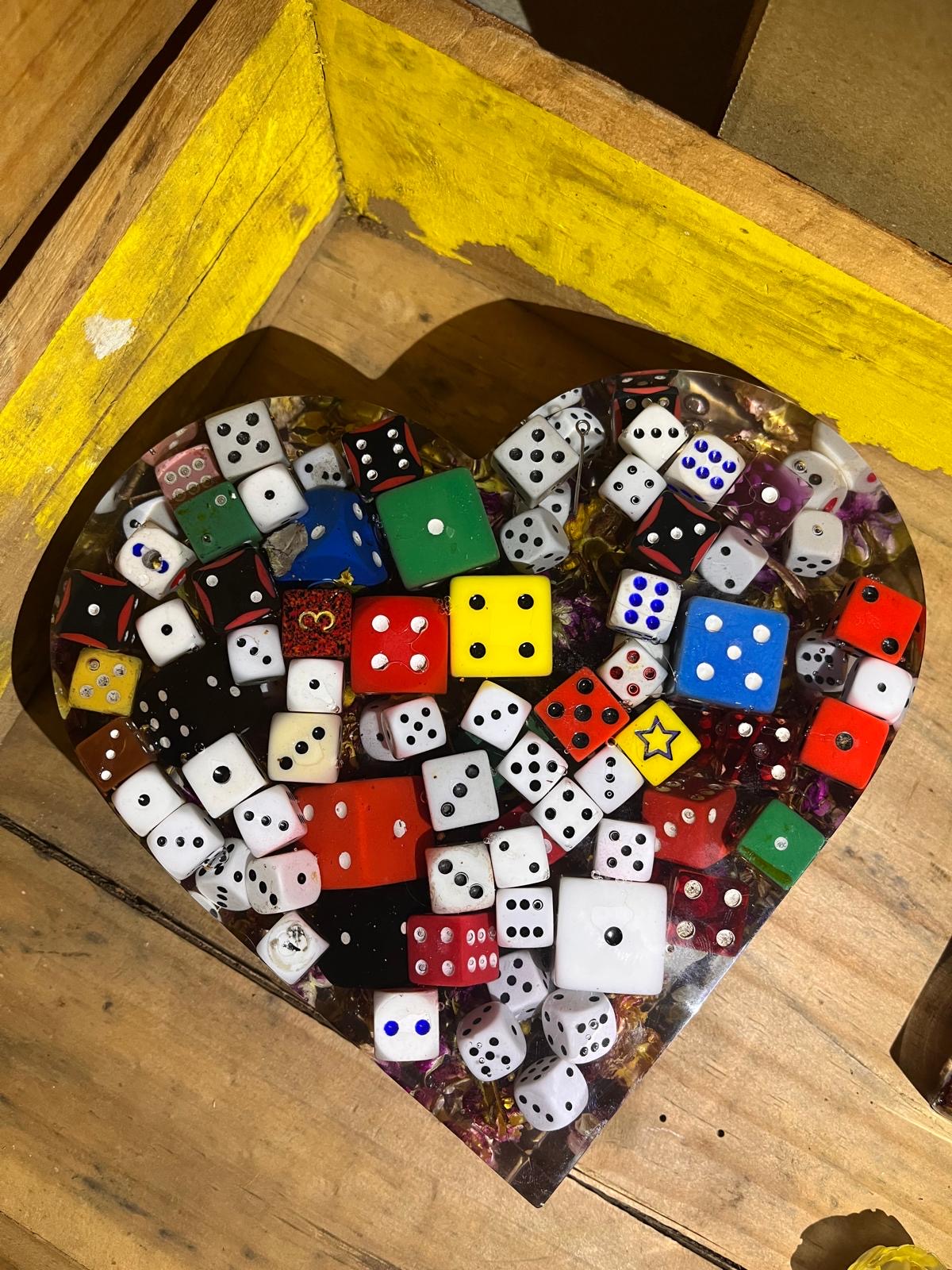 "Fortune and Bloom" -  Wall Hanging Heart