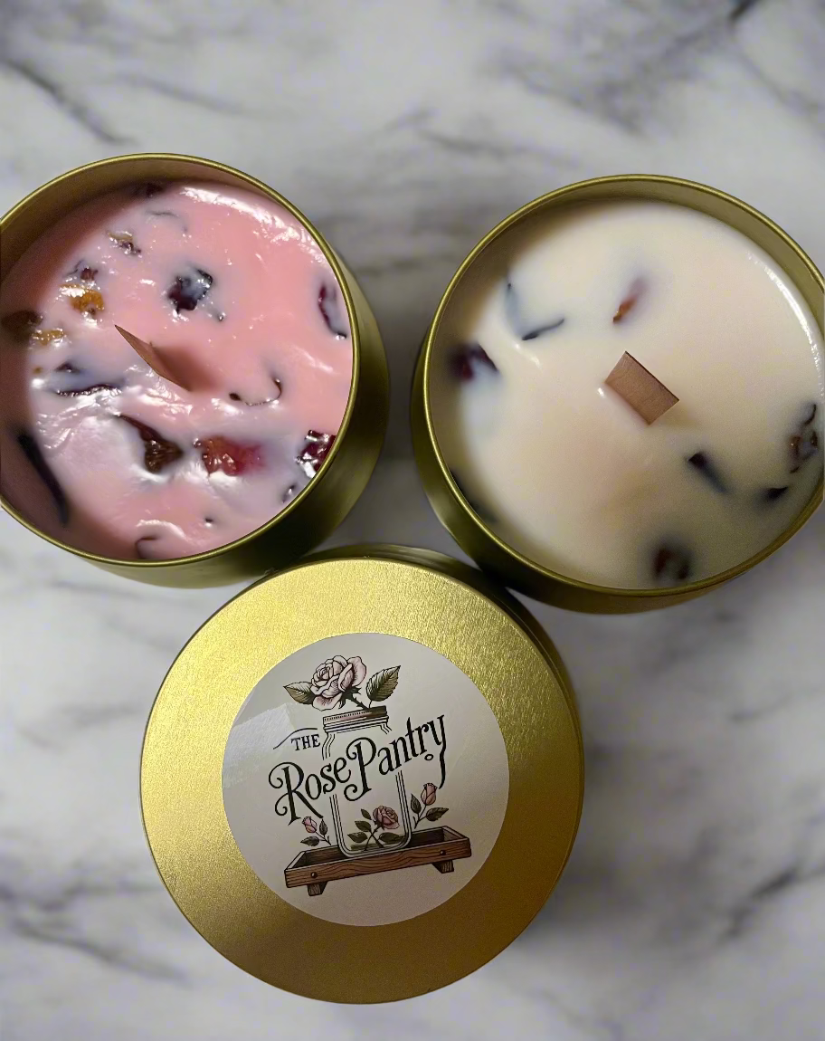 Rose Petal Soy Candle