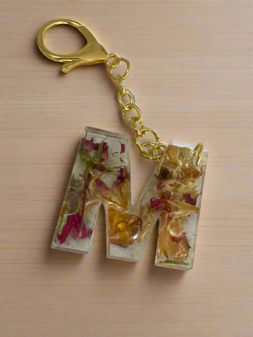 Personalised Petal Keychains