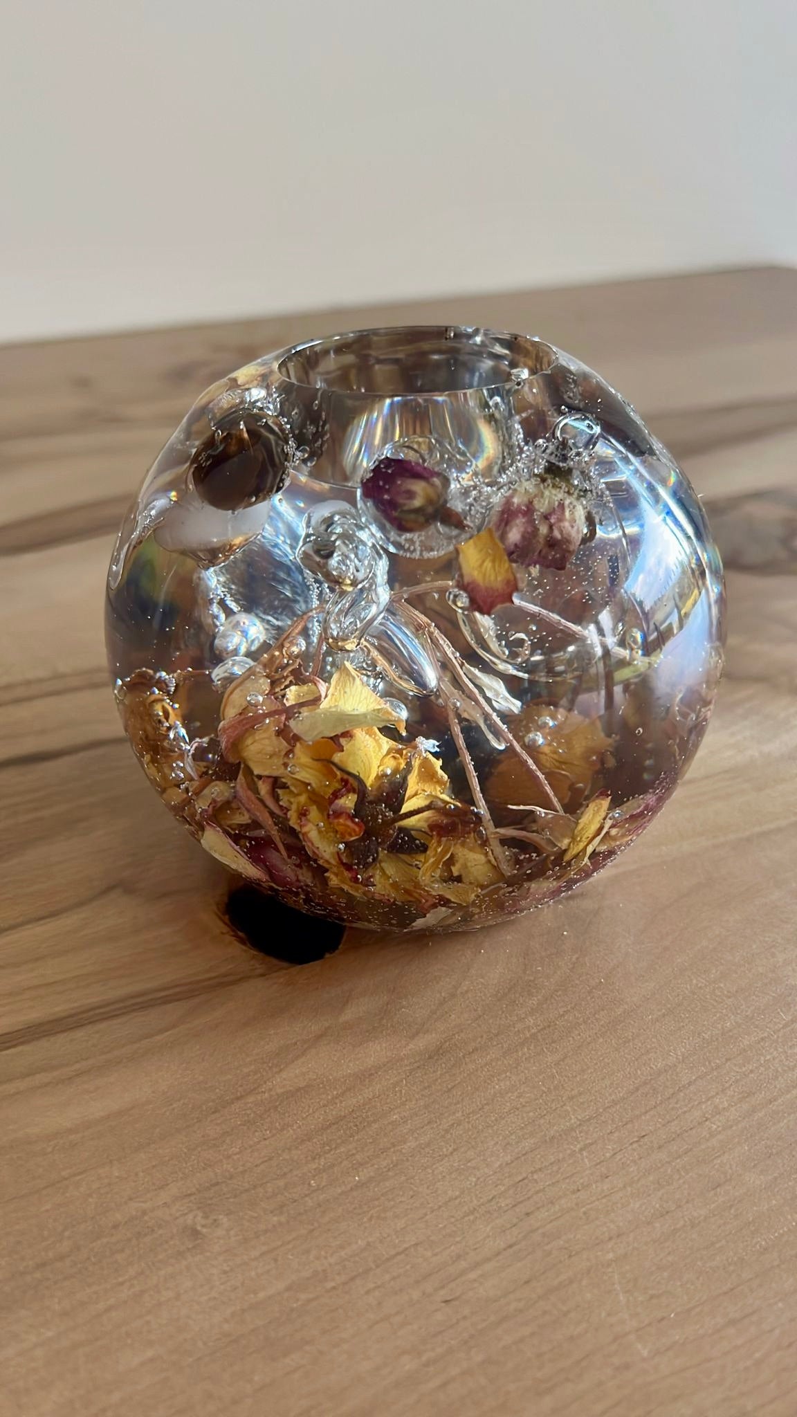 Garden Globe  Resin Tealight