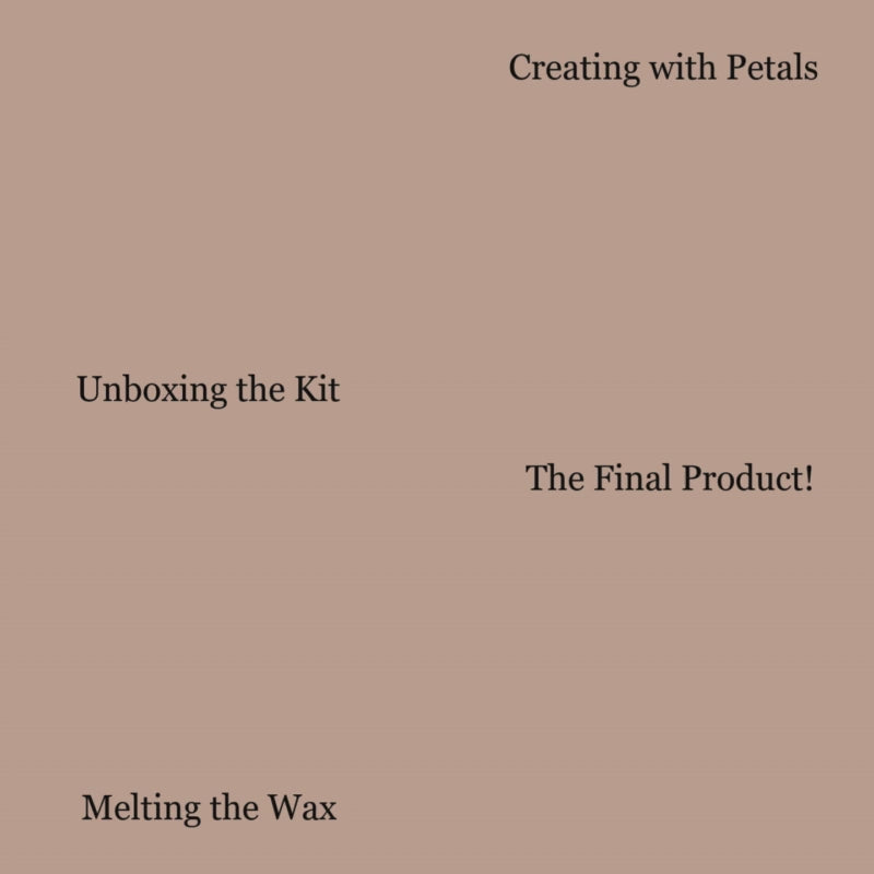 Rose Pantry Craft Kit –  Candle Making